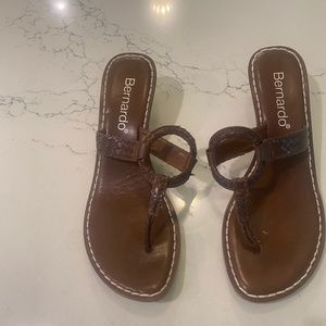 Bernardo Wedge Sandals